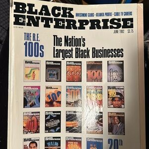 Black Enterprise Magazine Vintage